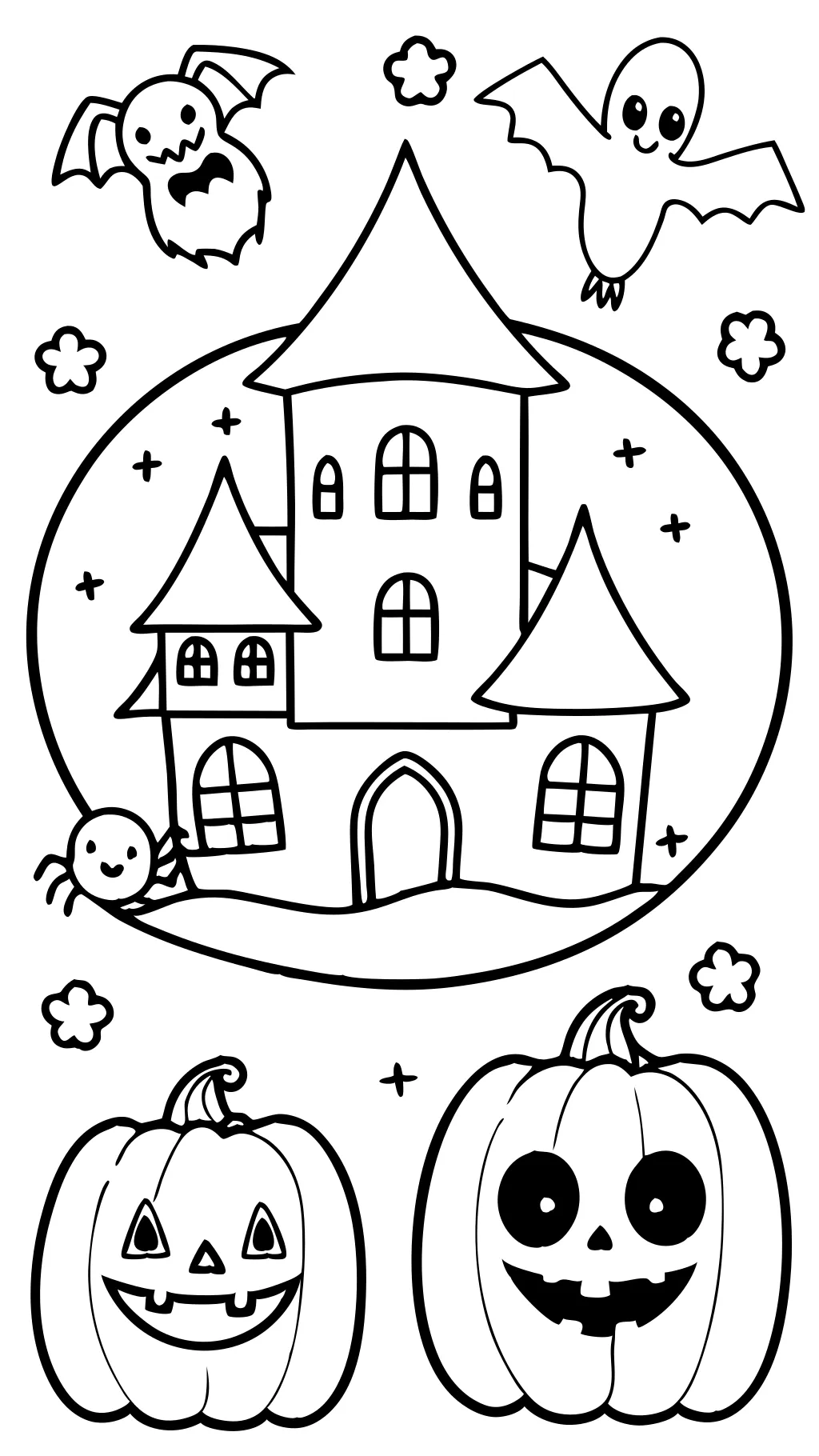 haloween coloring pages